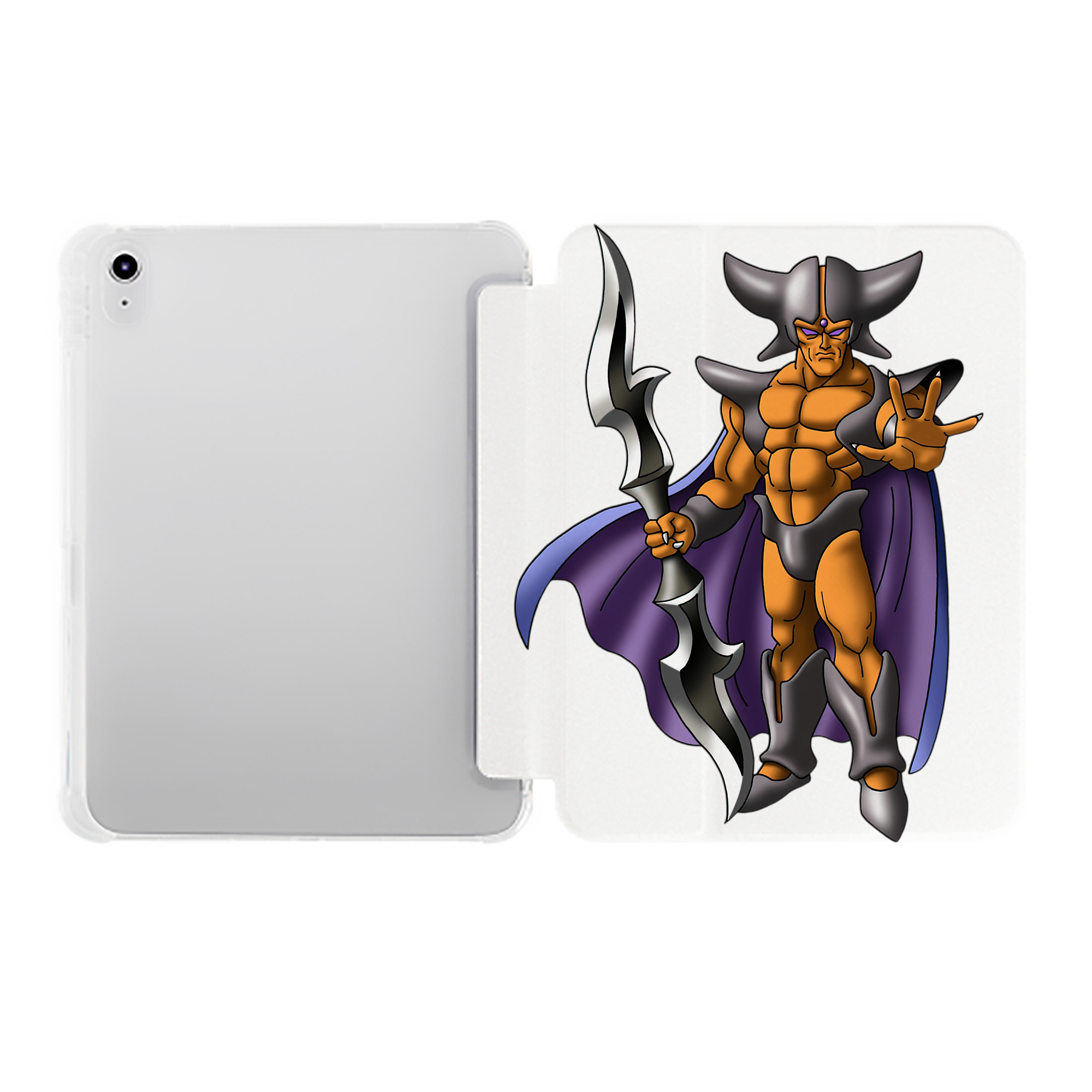（画像用） ドラゴンクエスト Doragon Kuesuto Dragon Quest IPad ケース ペン収納付き 三つ折りスタンド PUレザー×シリコン 対応機種9.5/10.5/10.9インチ